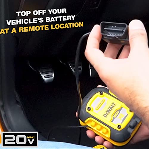 DeWalt DXAEOBD Professional 1 Amp Battery Maintainer for Use with 20V DeWalt Lithium Battery Pack - Image 4