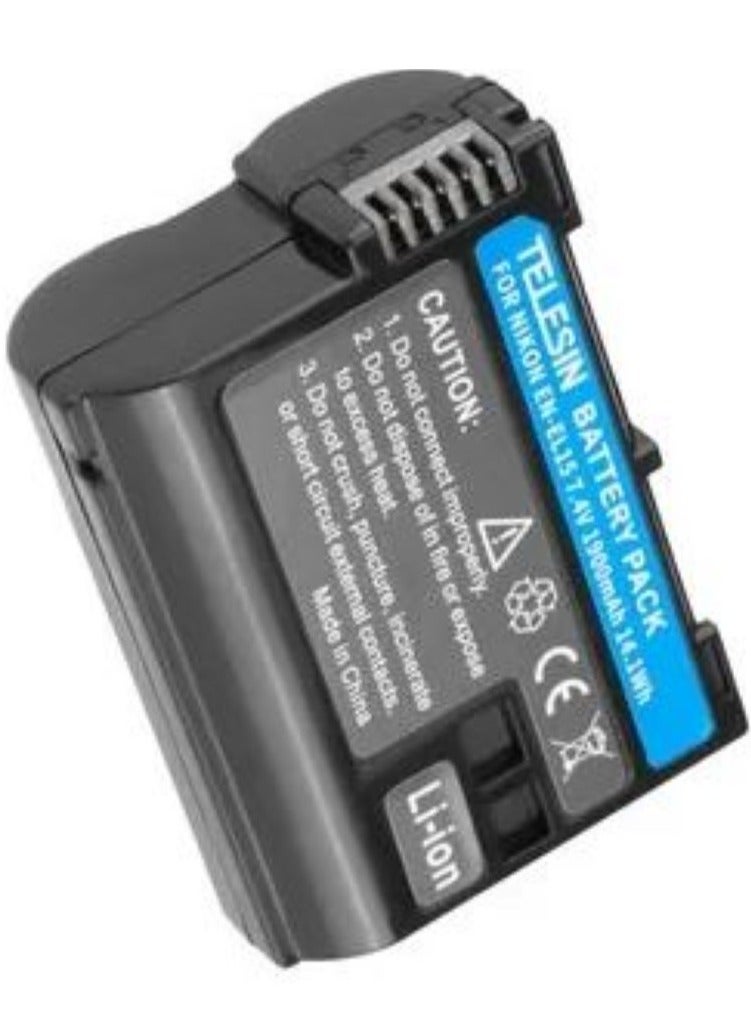 TELESIN TLS-NKR-BTR-ENEL-15 Battery For Nikon - Image 2