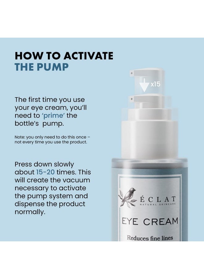 Eclat Skincare Under Eye Cream for Dark Circles and Puffiness - Eye Repair Cream Dark Circles Under Eye Treatment - Eye Cream Anti Aging Under Eye Serum Moisturizer Puffy Eyes Treatment Dark Circle  - Image 5
