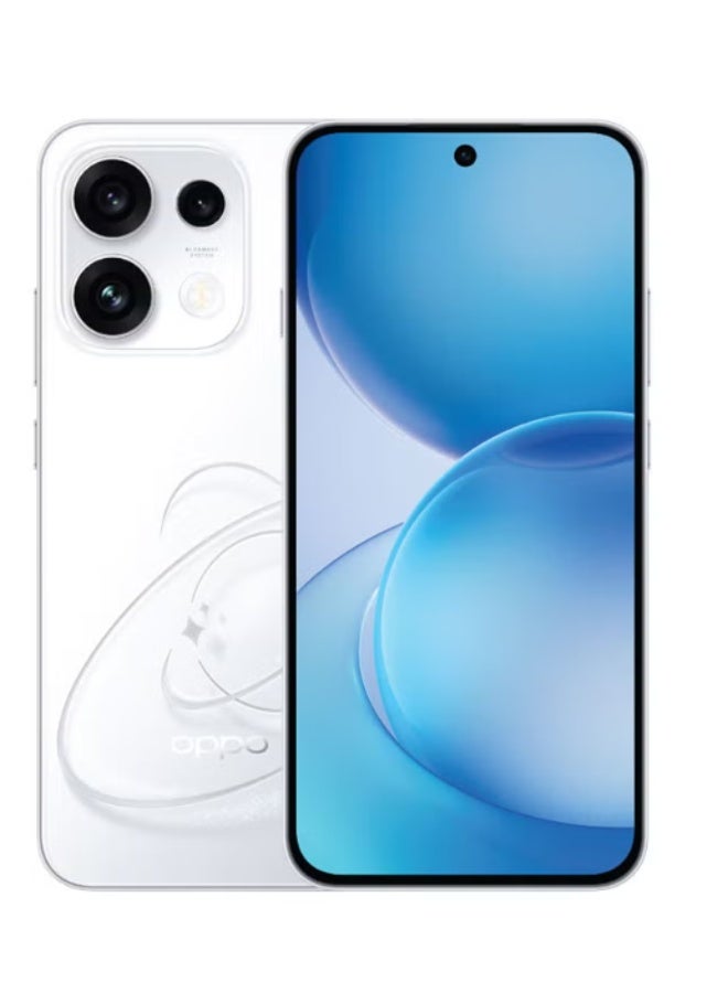 OPPO Reno 16F AI Phone Dual SIM 5G Pop White 8GB RAM 256GB - Middle East Version - Image 1