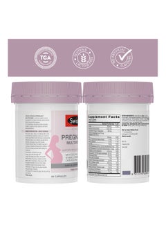 Swisse Ultinatal Pregnancy Multivitamin Supports the Health of Mother and Baby With FolicAcid,Dha Vitamin D,Iodine,Choline & Iron 60 Capsules Health Supplement  - Image 5