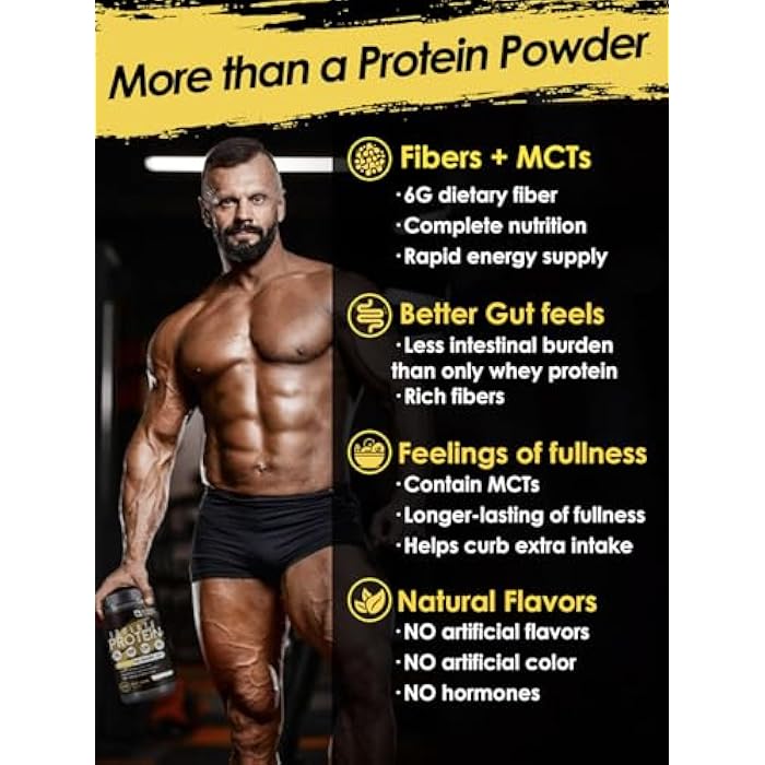 NATURE TARGET Whey Protein Powder, Unflavored - Whey Protein Isolate, 25g Protein Sugar-Free, 1.1lb - Image 5
