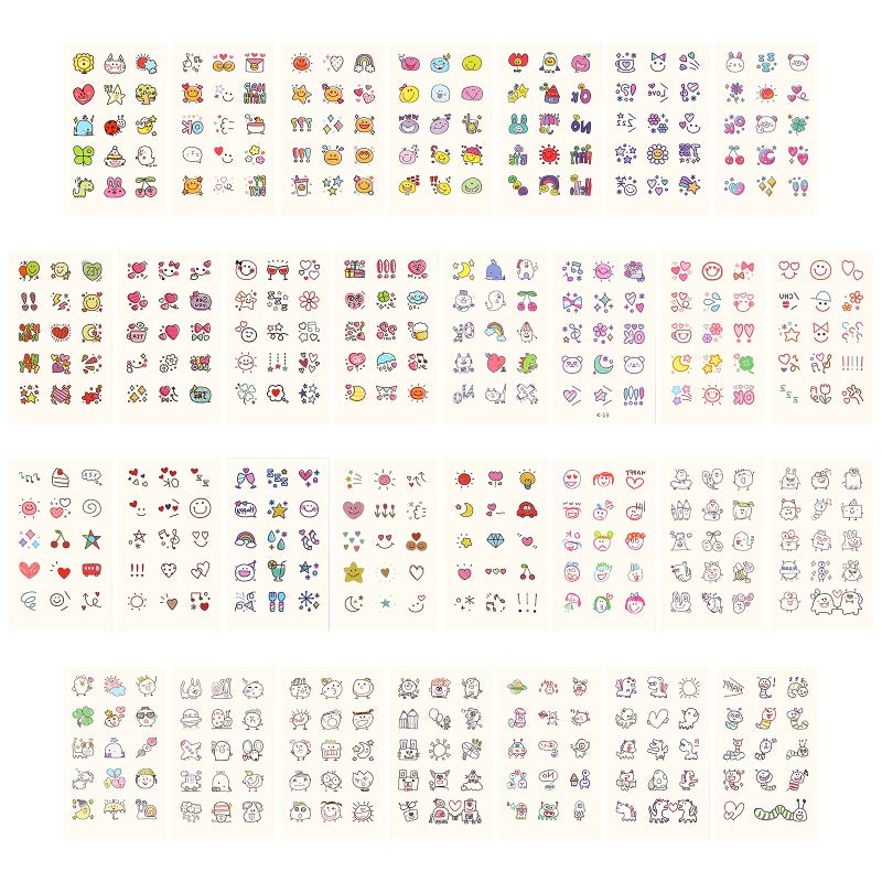 Metker Temporary Tattoos for Kids - 90 Sheets 1000+ Designs | Waterproof Temporary Tattoos toys for Birthday Party Favors, Group Activities | Educational & Safe Skin Art - Image 4