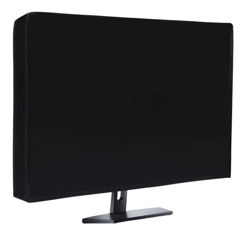 Dorca ® Dustproof & Waterproof Monitor Dust Cover for 27 Inch LCD/LED Screens – Fits Dell, HP, LG, Lenovo, Samsung, Acer, BenQ, Zebronics – Protective Cover to Keep Monitor Clean & Scratch-Free - Image 1