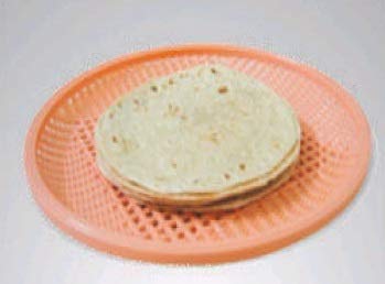 HETARMI ENTERPRISE Hetarmi Plastic Many Purpose Roti Chapati Sandwich Bread Plate for Kitchen 105 Inch Multicolor - Image 2