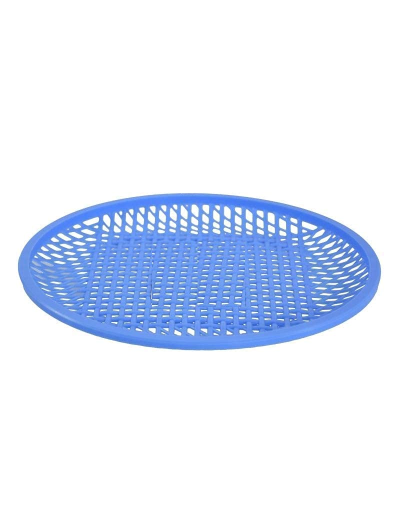 HETARMI ENTERPRISE Hetarmi Plastic Many Purpose Roti Chapati Sandwich Bread Plate for Kitchen 105 Inch Multicolor - Image 1