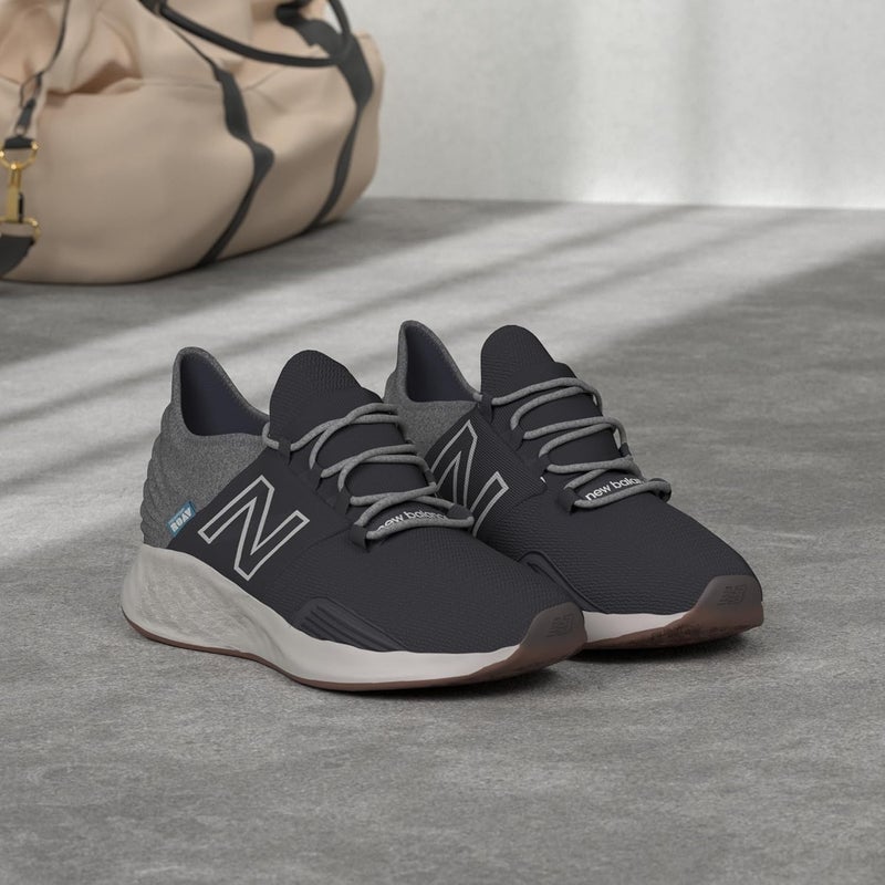 New Balance Women's Fresh Foam Roav Running Shoes - Black Light Aluminum - Image 2
