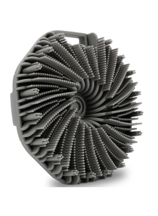 فرشاة الجسم السيليكونية، فرشاة ناعمة للتنظيف العميق وتقشير لطيف، منشفة الحك السيليكونية للدش، فرشاة شعر للتدليك وغسل الشعر، فرشاة تنظيف البشرة - Image 1