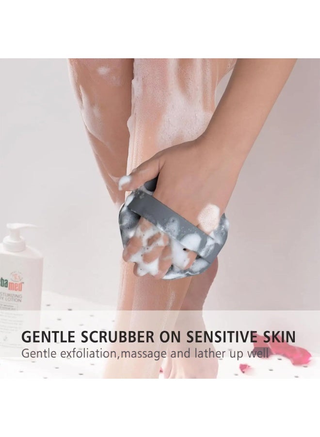 فرشاة الجسم السيليكونية، فرشاة ناعمة للتنظيف العميق وتقشير لطيف، منشفة الحك السيليكونية للدش، فرشاة شعر للتدليك وغسل الشعر، فرشاة تنظيف البشرة - Image 3