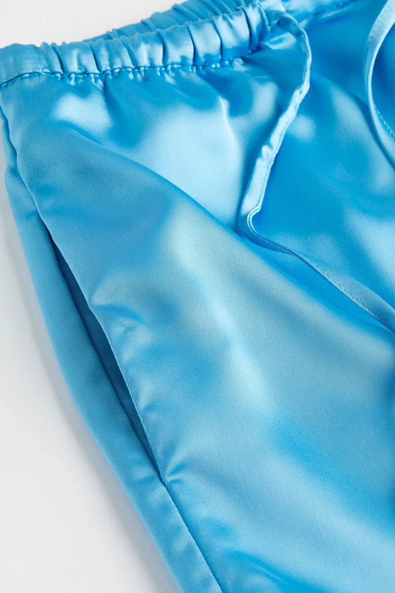 H&M Pull-on satin trousers