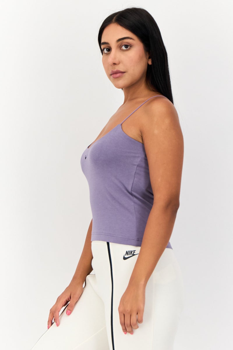 Nike Women Sportswear Fit Sleeveless Outdoor Tank Top, Lavender - Image 3