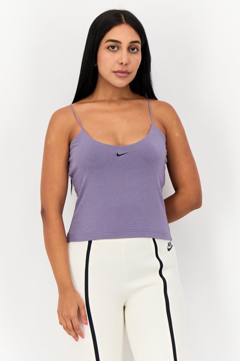 Nike Women Sportswear Fit Sleeveless Outdoor Tank Top, Lavender - Image 1