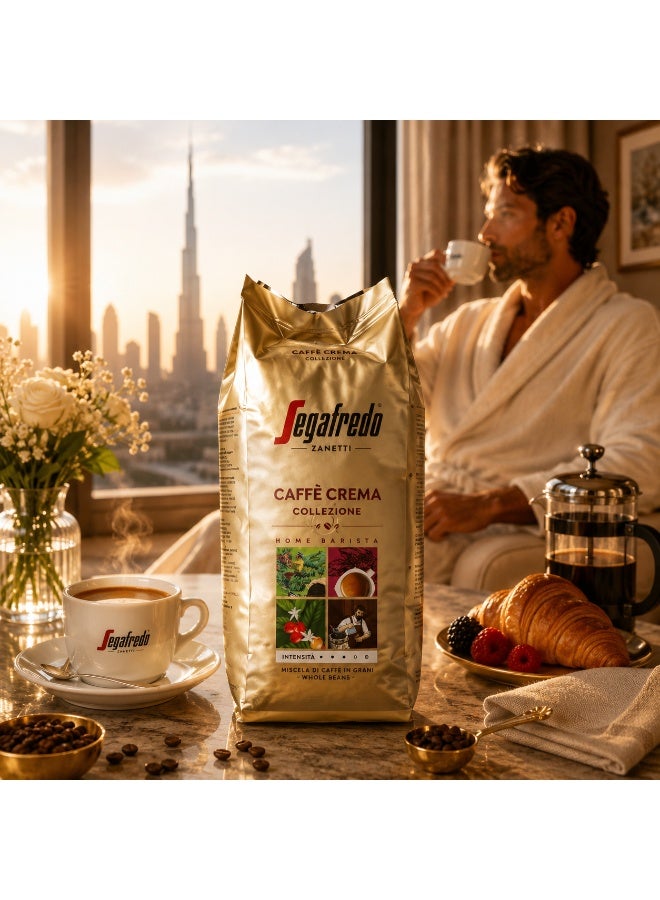 Segafredo Caffe Crema Collezione Beans 1000g - Image 3
