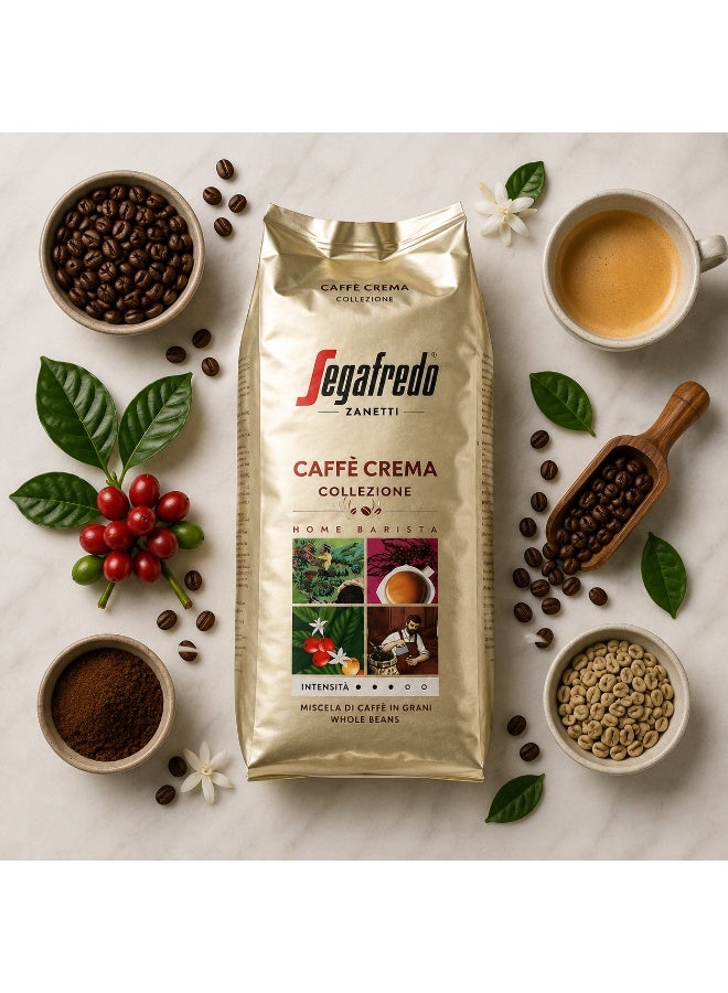 Segafredo Caffe Crema Collezione Beans 1000g - Image 4