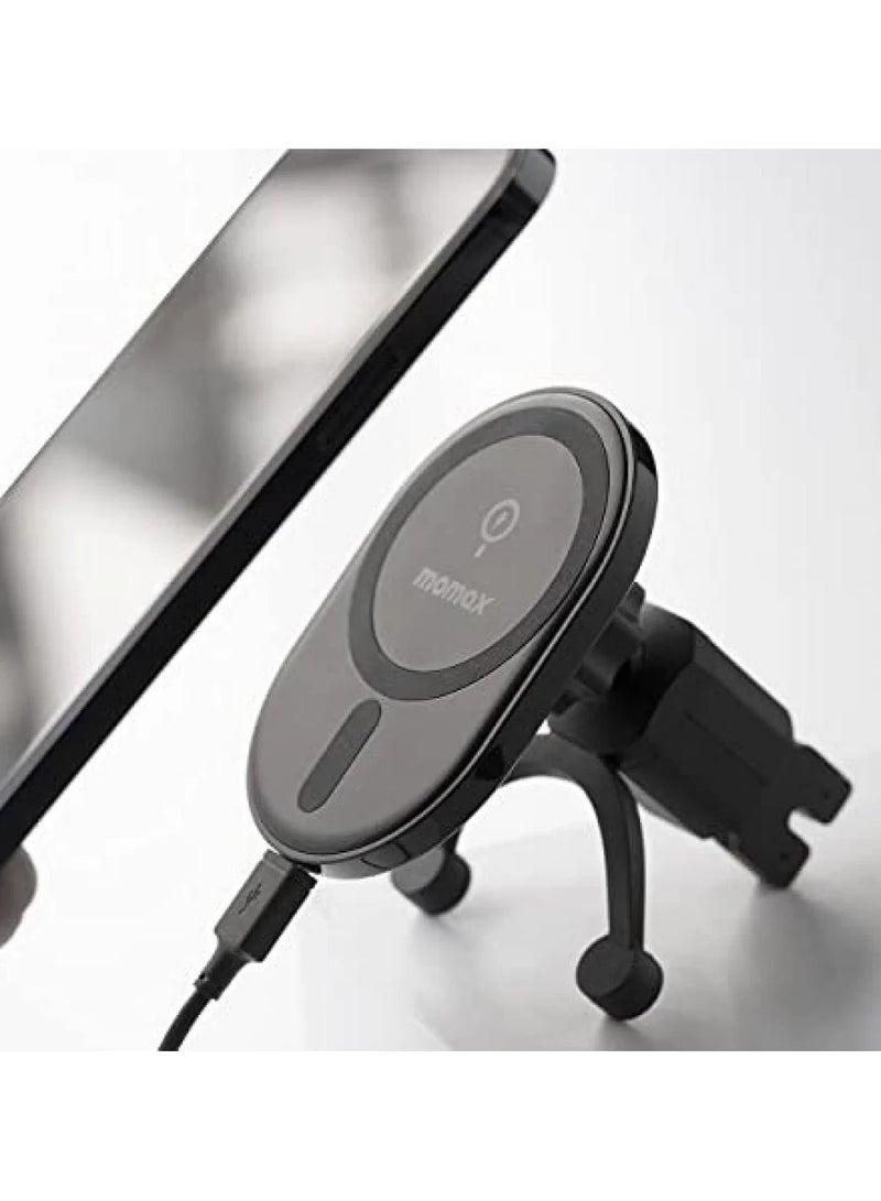 Momax Magnetic Wireless Charging Car Mount (CM17) - Image 3