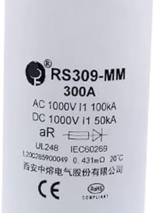 RS309 MM فتيل ملولب 35 أمبير فضي 1000 فولت تيار مستمر/تيار متردد - Image 2