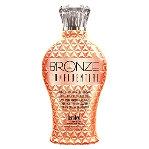 Devoted Creations Bronze Confidential  Lavish Deluxe Ultra Rich Bronzer Dark Tanning Lotion 1225 oz
