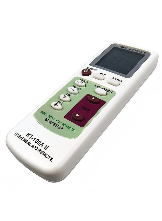 Universal Air Conditioner Remote Control KT-100AII Off White - Image 3
