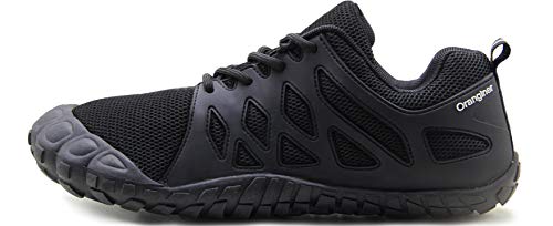 Oranginer Men's Minimalist Runner Slip-on Cross Trainer Shoes Men Black Size 12 - Image 2