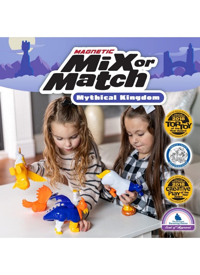 Popular Playthings POPULAR PLAYTHINGS Magnetic Mix or Match Mythical Kingdom Toy Play Set, 15 Pieces  - Image 2