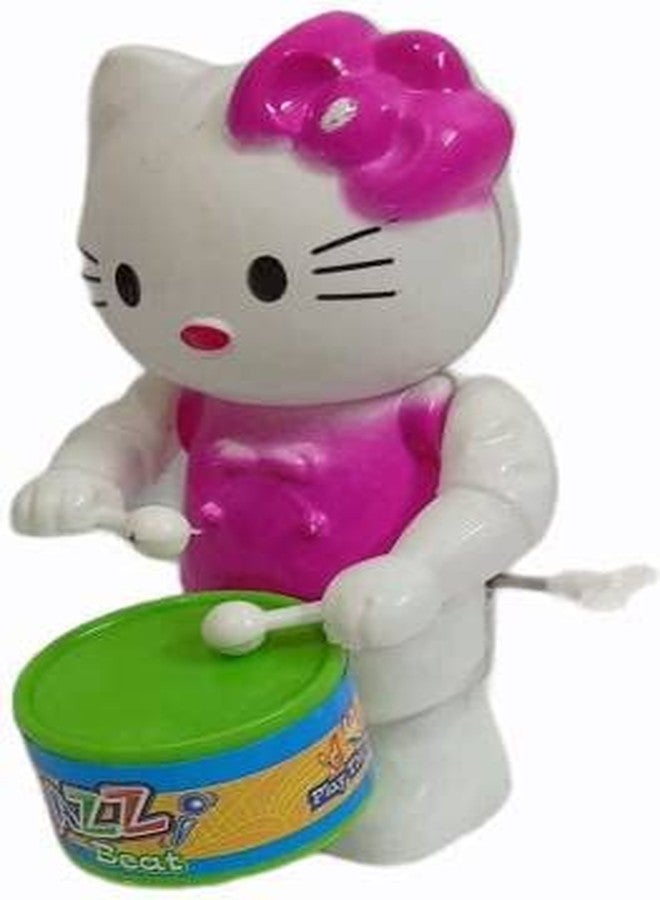PRIMEFAIR Key Operated Cute Drummer Toy with Noisemakers Favors Concert Party Cheering Props Children clap clap Your Hands Small Hands Clapping Toy (KITTY-PROPS-BHE-003) - Image 4