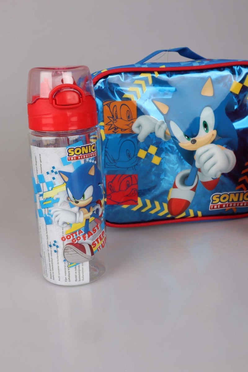 SONIC New Season Licensed Special Collection Lunch Box, Lunch Bowl and 500 ml Water Bottle Dinner Set - Image 3