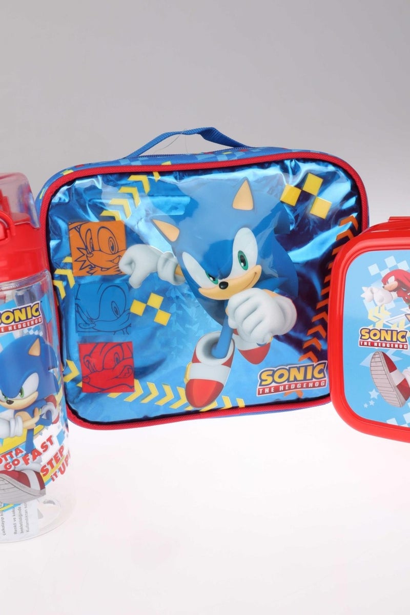 SONIC New Season Licensed Special Collection Lunch Box, Lunch Bowl and 500 ml Water Bottle Dinner Set - Image 4