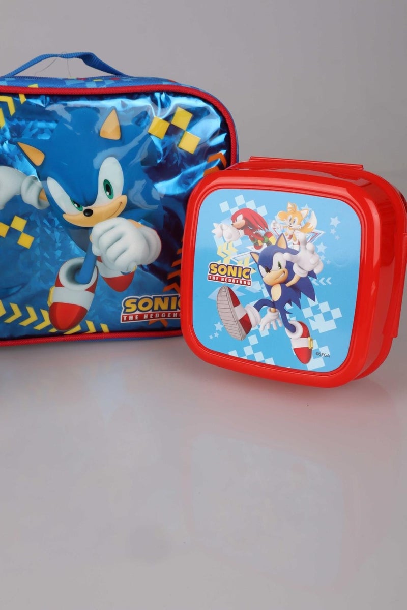 SONIC New Season Licensed Special Collection Lunch Box, Lunch Bowl and 500 ml Water Bottle Dinner Set - Image 5