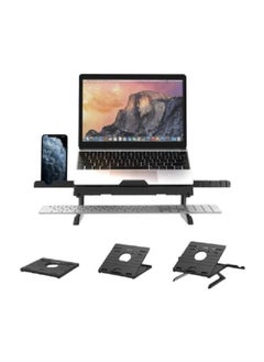 Tronsmart Tronsmart D07 Foldable Laptop Stand With Phone Holders 10 To 17 inch  - Image 2