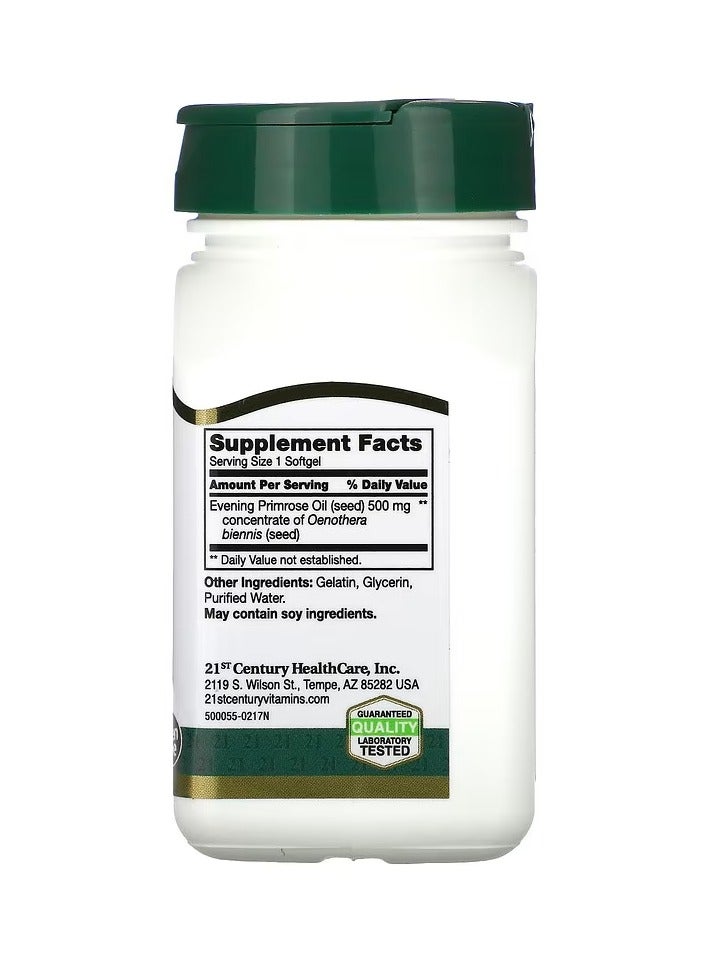 21st Century Evening Primrose Oil, Women's Health Support, 500 mg , 60 Softgels - Image 2