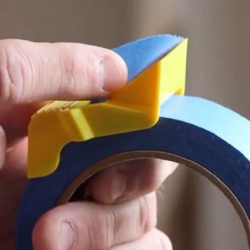 Tape Dispenser 3pcs Yellow Compact - Portable Painter's Tape Dispenser for DIY Painting, Home Improvement - Image 3