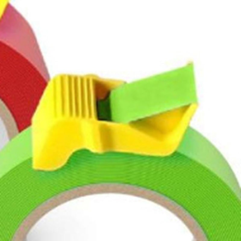 Tape Dispenser 3pcs Yellow Compact - Portable Painter's Tape Dispenser for DIY Painting, Home Improvement - Image 4