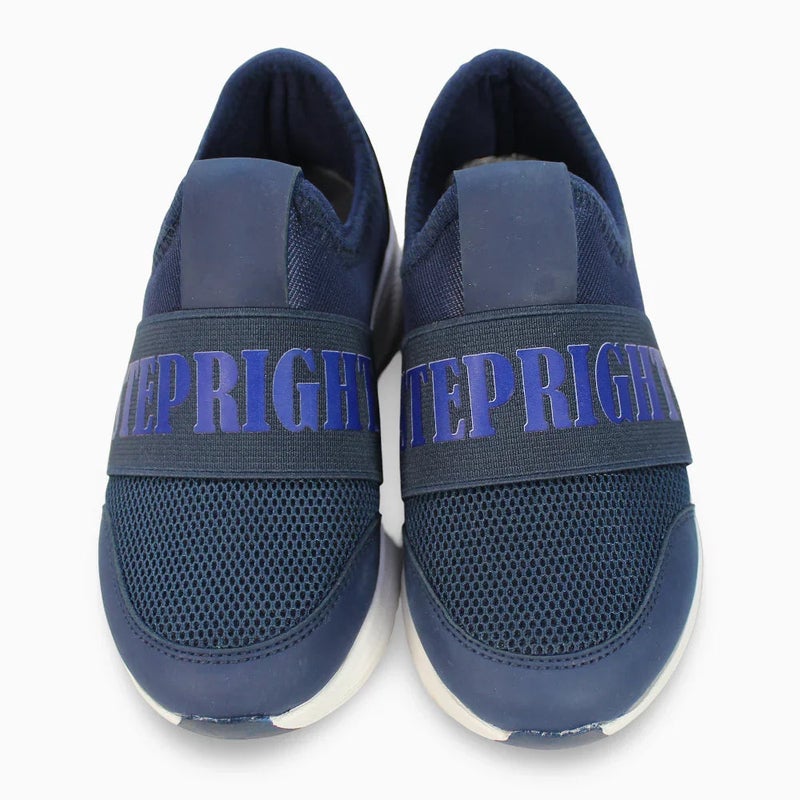 Our kids Unisex Leather Shoes – Navy Blue - Image 3