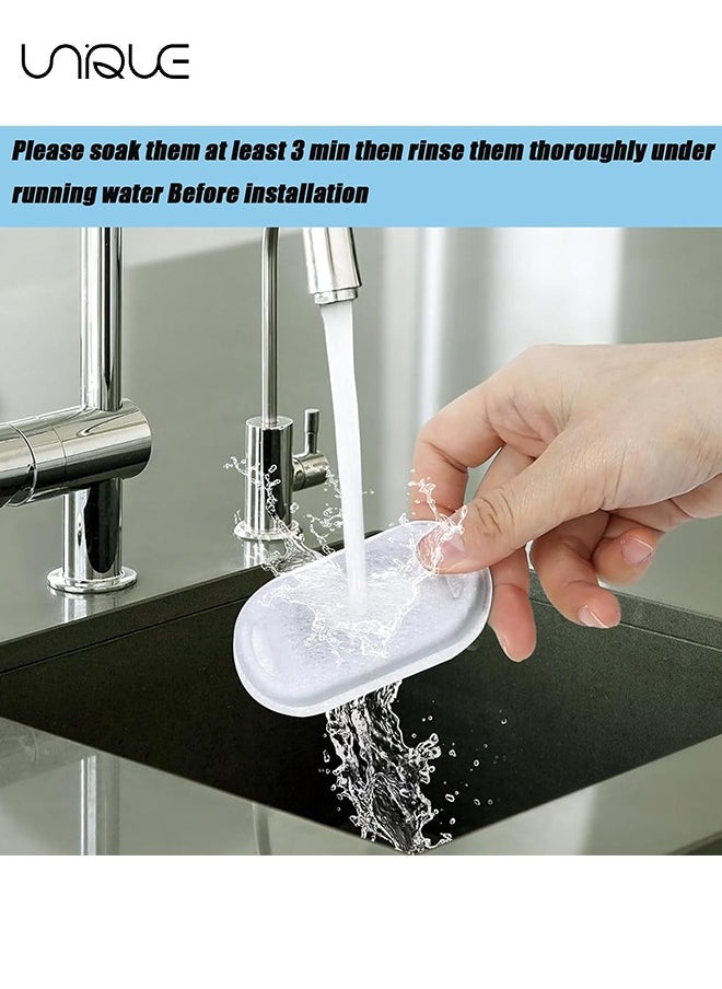Unique 20 PCS Cat Water Fountain Filter - 10 Pack Cat Fountain Filter Replacement with 10 Sponges - for 108oz/3.2L & 67oz/2L Stainless Steel Pet Water Dispenser  - Image 5
