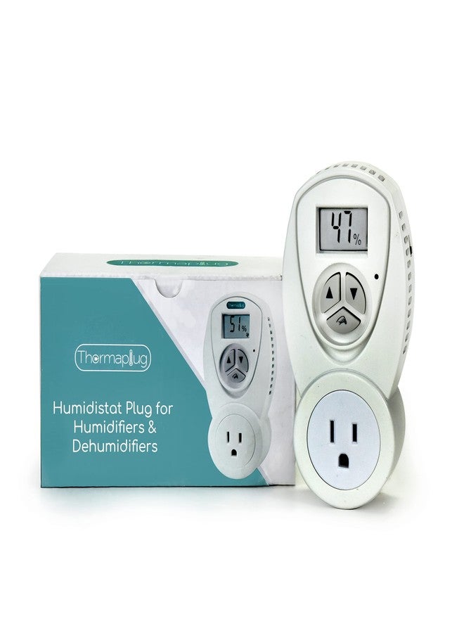 Thermaplug Humidistat Outlet Plug, Humidifier/Dehumidifier 120V 13A - Image 1