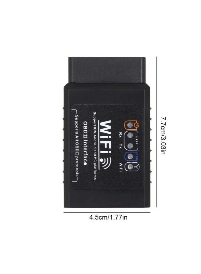 WiFi OBD2 Scanner – Instant Car Fault Detection & Diagnostic Tool, Compatible with iOS, Android & Windows" - Image 1
