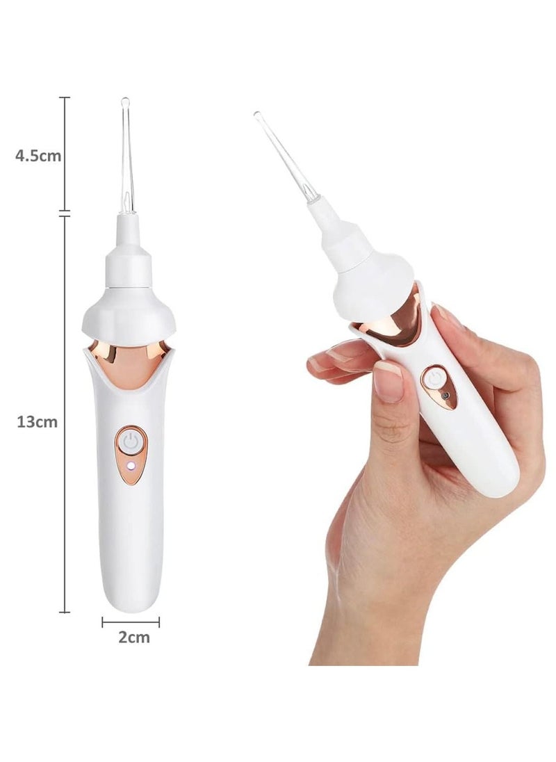 SYOSI - Ear Wax Remover Vacuum Cleaner, Electric Earwax Removal Kit with LED Light, Portable Ear Cleaner, USB Charge Reusable Safe Electric Ear Suction for Adults Kids - Image 1