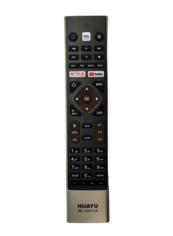 Remote for HAIER TV Remote Control Replacement of Original HTR-U27E Suitable for All Model of HAIER Smart 4K Android LED Television - Universal Haier TV Remote with Non Voice Feature
