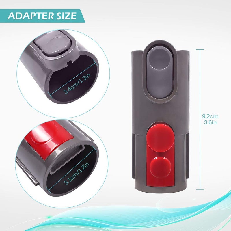 KEEPOW V7 V8 V10 V11 Hardwood Floor Attachment Tool FlatOut Head & Converter Adapter Compatible with Dyson Cordless Stick Vacuum Cleaners - Image 5