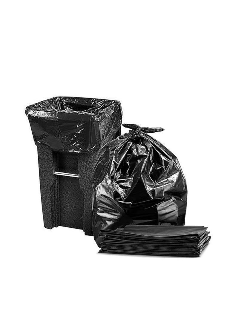 Terabyte أكياس قمامة بحجم 80 × 110 سم 15 قطعة سوداء - Image 1