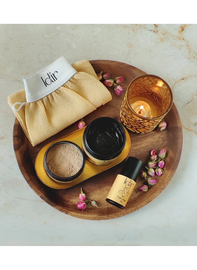 Kessa Glove Gentle Exfoliation For Silky Skin Natural Refreshing Scrub All-Natural