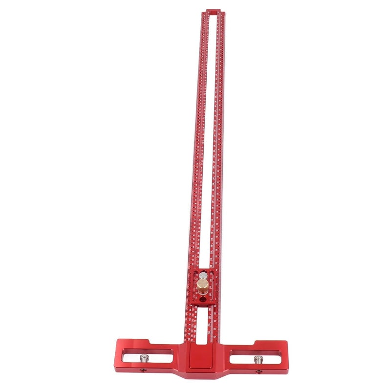 Adjustable T Square Scriber 24 Inch Aluminum Alloy Marking Ruler for Woodworking Metalworking - Image 5