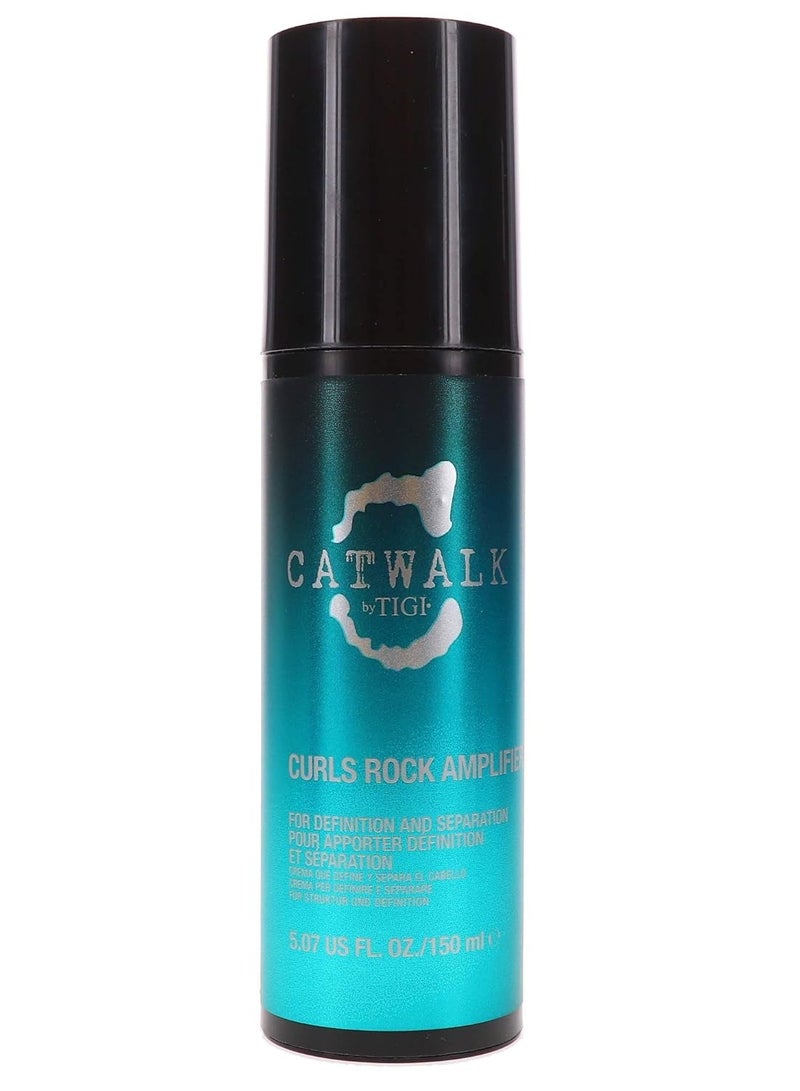 TIGI Catwalk Curlesque Curls Rock Amplifier Curl Defining Cream For Curly Hair 150ml - Image 1