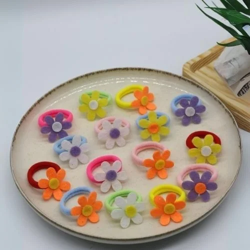 Angelika Children's Buckle Figured Rubber Children's Buckle Set 6 Pieces Felt Figured