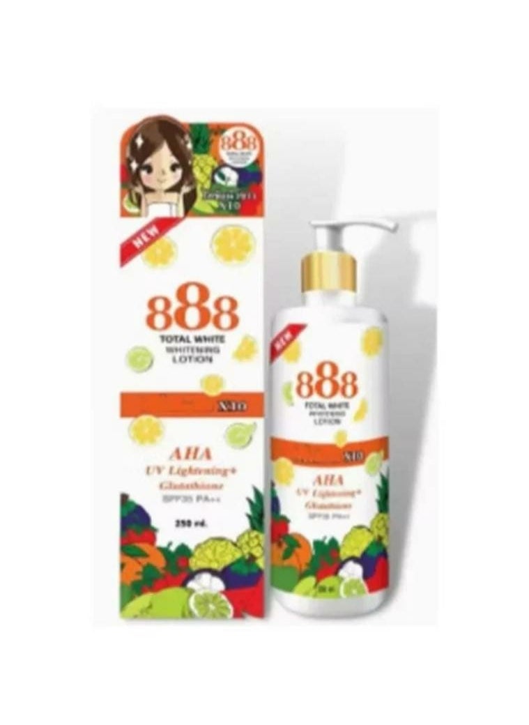 888 TOTAL WHITE Whitening Lotion250ml  - Image 1
