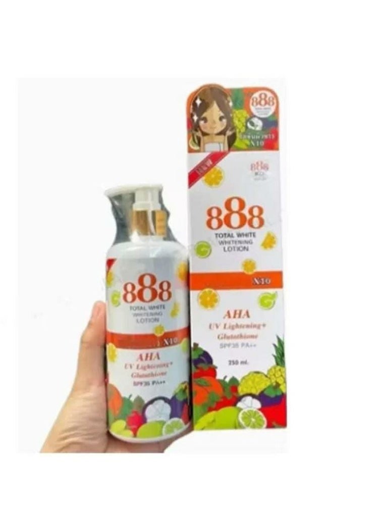 888 TOTAL WHITE Whitening Lotion250ml  - Image 2