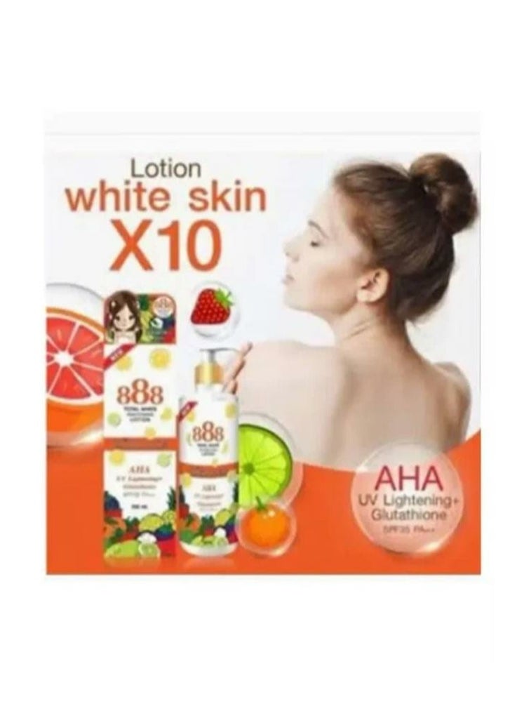 888 TOTAL WHITE Whitening Lotion250ml  - Image 3