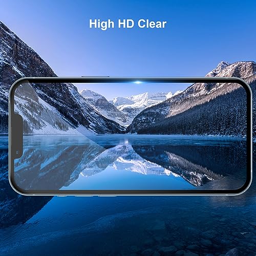 AVOAR 2 Pack Privacy Screen Protector for iPhone 14/iPhone 13/iPhone 13 Pro, Privacy Screen iPhone 13 6.1 Inch Tempered Full Screen Glass Film, Anti-Spy, Bubble Free, Case Friendly - Image 4