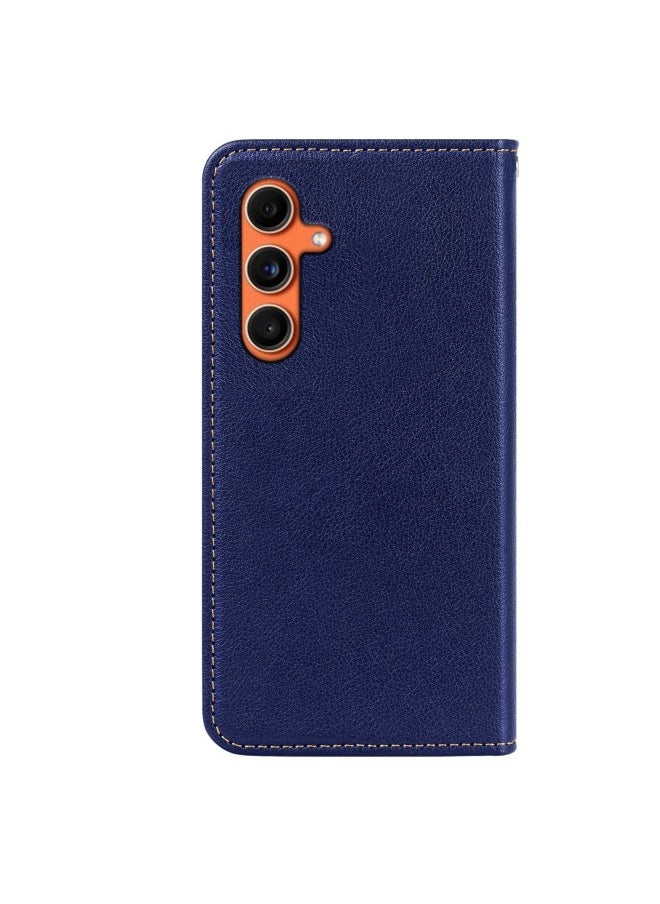 For SamsungA16/A06 5G Mobile Phone Leather Case A26 5G/A36 Litchi Pattern Anti-theft Brush Flip Mobile Phone Leather Case-Color:Red-Applicable Models:A7 2019/A70