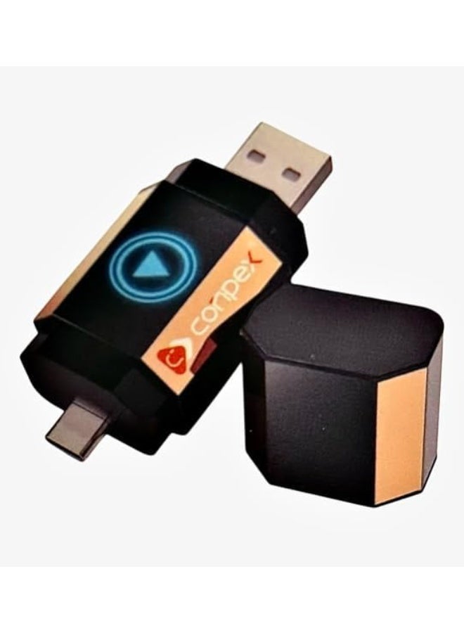 كونبيكس محول كار بلاي، دونجل واي فاي لاسلكي للسيارة مزود ببلوتوث، اتصال USB، دعم OTA لمدة ١٢ شهرًا، اتصال مستقر من النوع C - Image 1